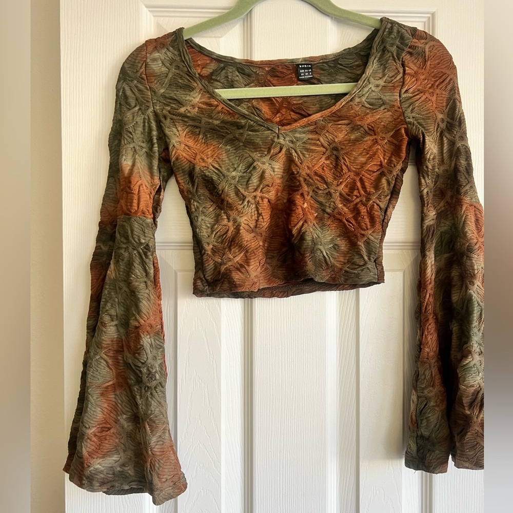 Grunge SHEIN long bell sleeves top